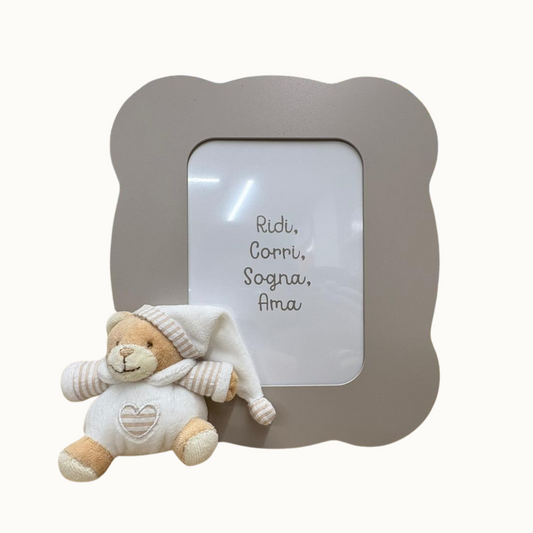 MENDOZZI PORTAFOTO CON PELUCHE 26X23CM