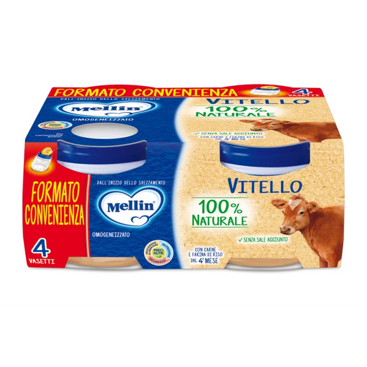 MELLIN OMO VITELLO 4X80G