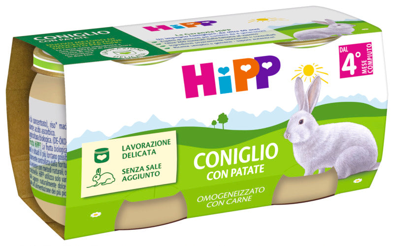 HIPP OMO CONIGLIO 2X80G